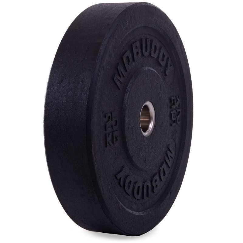 Диски 51 мм 25 кг (диски) бамперні для кросфіту Zelart Bumper Plates