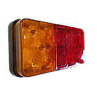 Ліхтар LED задній універсальний 148 х 78 х 22; 12V; 8 led діодів; + 30 см провід, фото 6