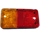 Ліхтар LED задній універсальний 148 х 78 х 22; 12V; 8 led діодів; + 30 см провід, фото 3