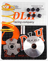 Варіатор передній (тюнінг) Honda DIO AF34 "DLH" (+палець, ролики 6 шт., пружина торкрайвера)