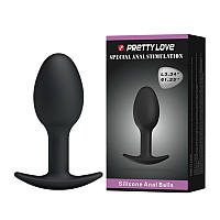 Анальна пробка BLACK PRETTY LOVE BI-040033