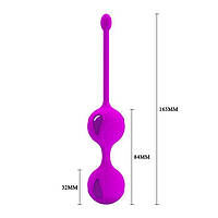 Силіконові вагінальні кульки на зчепленні Pretty Love Kegel Tighten Up II