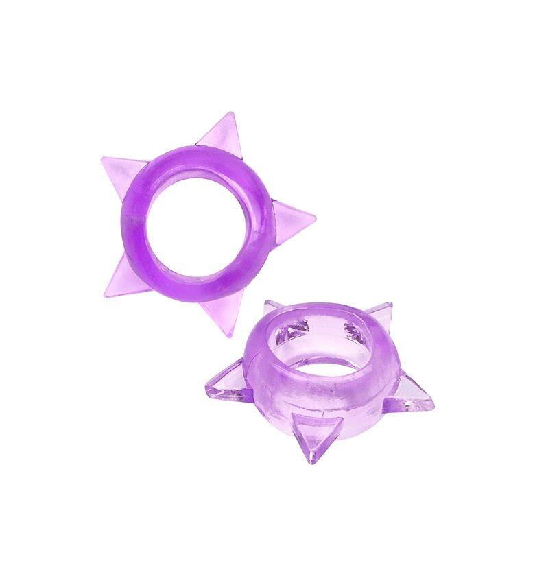 Гелеве ерекційне кільце, діаметр 40 мм (1 шт.), TPE блакитний, рожевий, фіолетовий колір