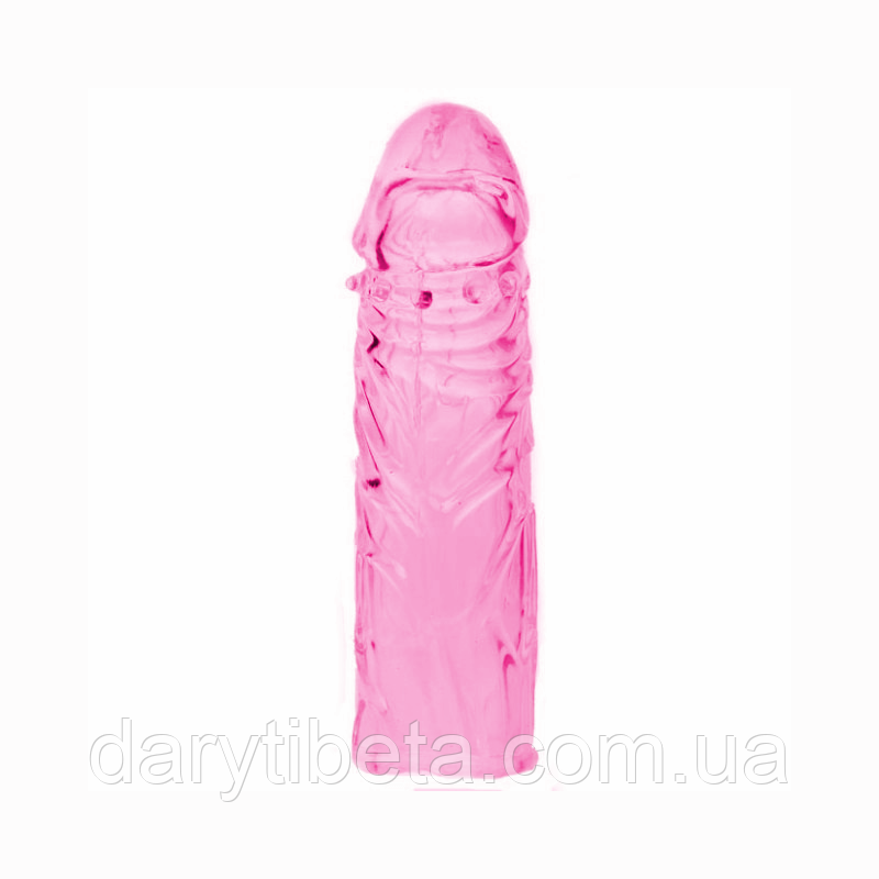 Насадка-презерватив "Penis Sleeve" BI-010045E Pink