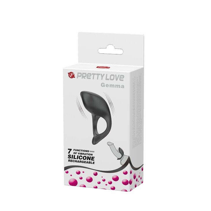 Кільце ерекційне з ребристою поверхнею Pretty Love "Gemma"