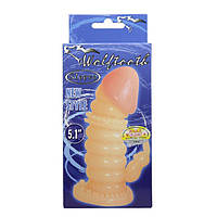 Насадка - презерватив BI-016008-0102S ( тілесний)