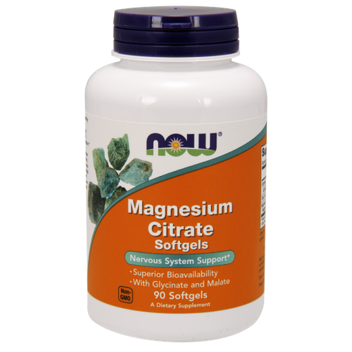 Now Foods Magnesium Citrate 90 гелевих капсул