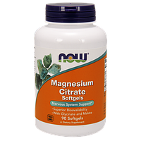 Now Foods Magnesium Citrate 90 гелевых капсул