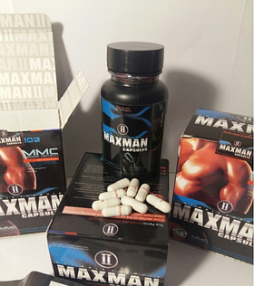 Препарат для поліпшення потенції Максмен Maxman 2 60 капсул Засіб для посилення потенції