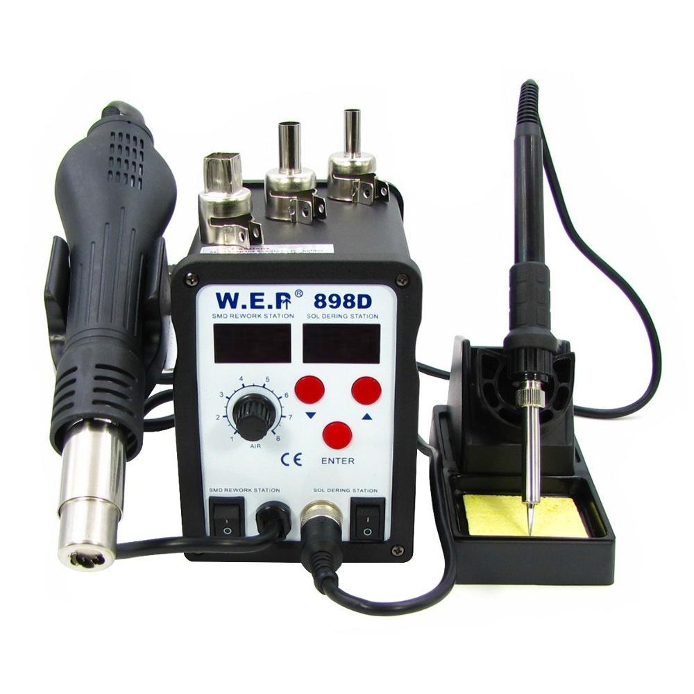 DR Паяльна станція WEP 898D фен, паяльник, фото 1