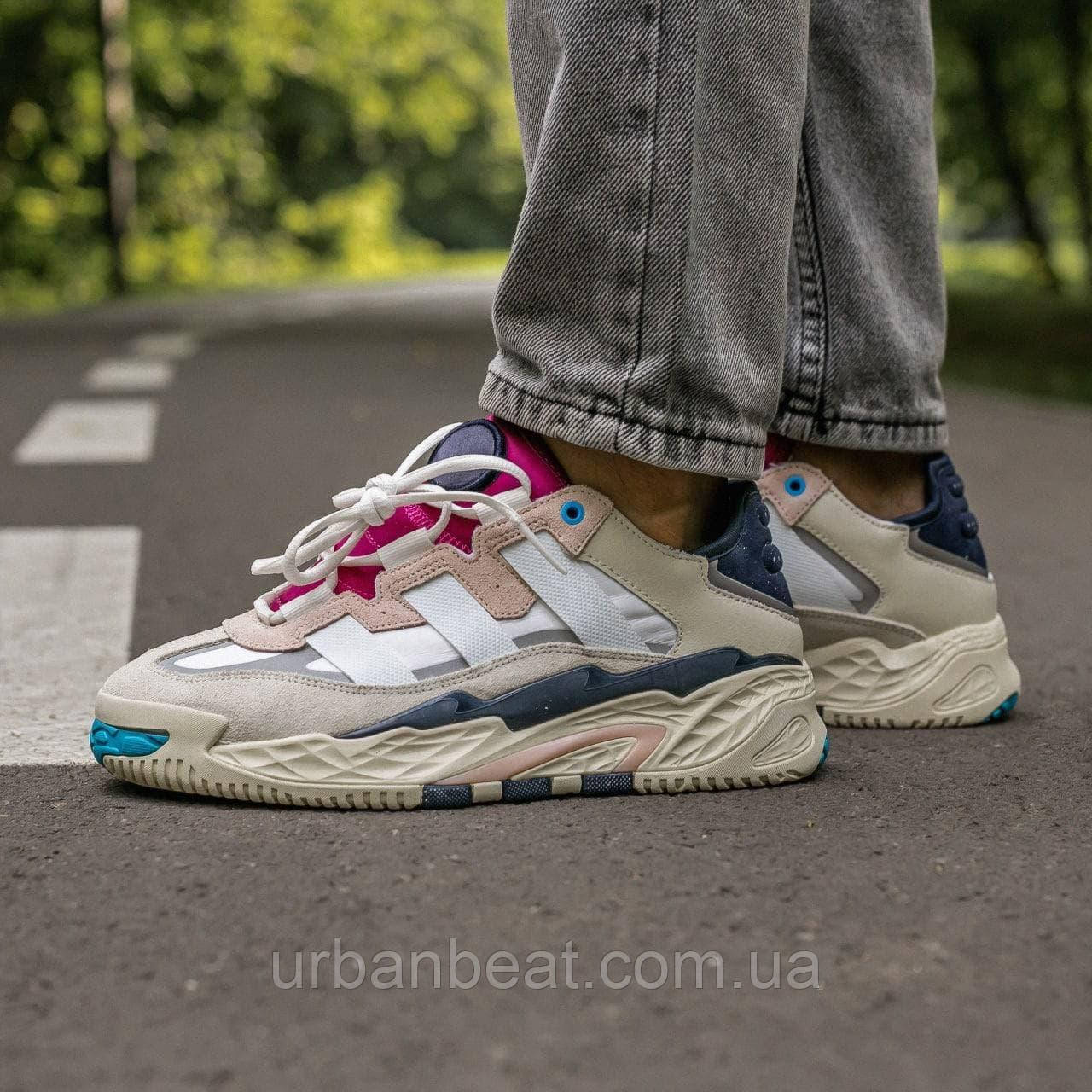 Чоловічі кросівки Adidas Originals Niteball White, фото 1
