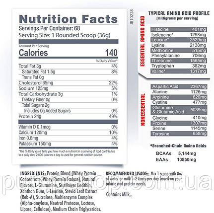 Сироватковий протеїн Betancourt Whey Reloaded Protein Concentrate and Isolate 2316 г, фото 3