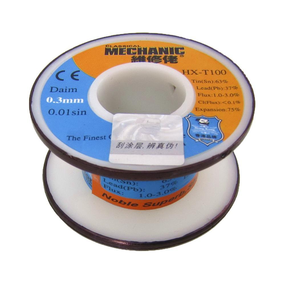 DR Припій Mechanic HX-T100 0,3 мм, 55 г, Sn 63%, Pb 37%, фото 1
