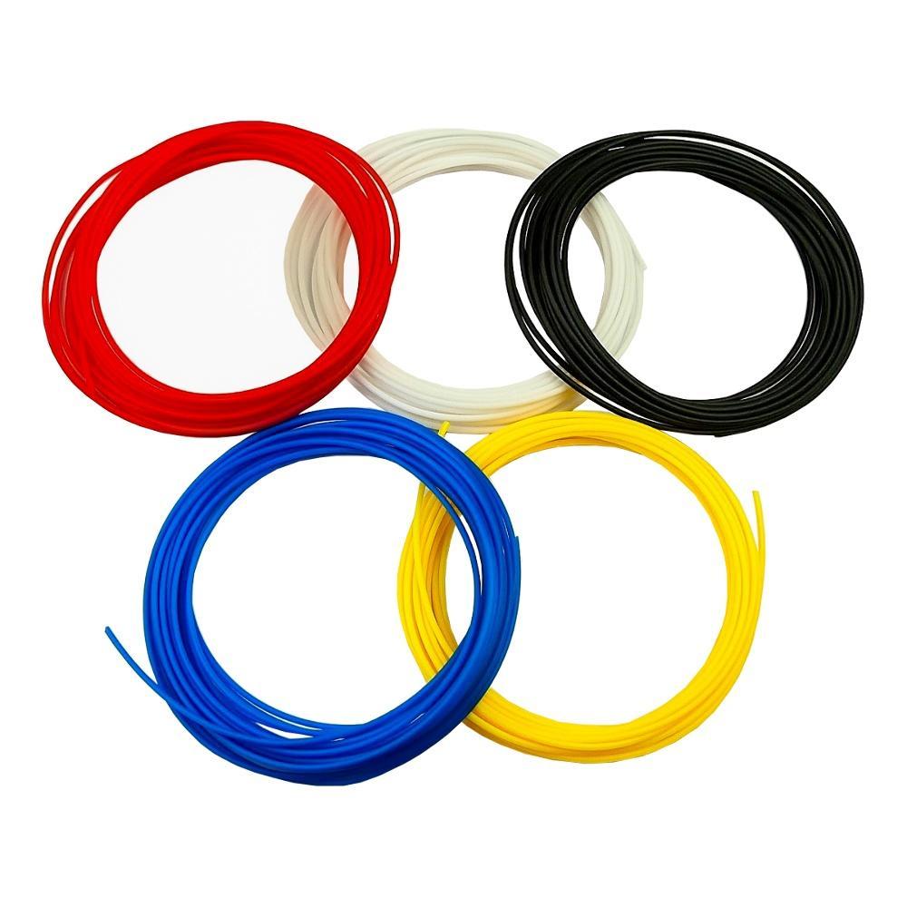 DR Набір пластику для 3D-друку PLA, L = 5 м x 5 кольорів, d = 1.75 мм, 0.100 кг, t плавлення 185-210 гр. C, фото 1