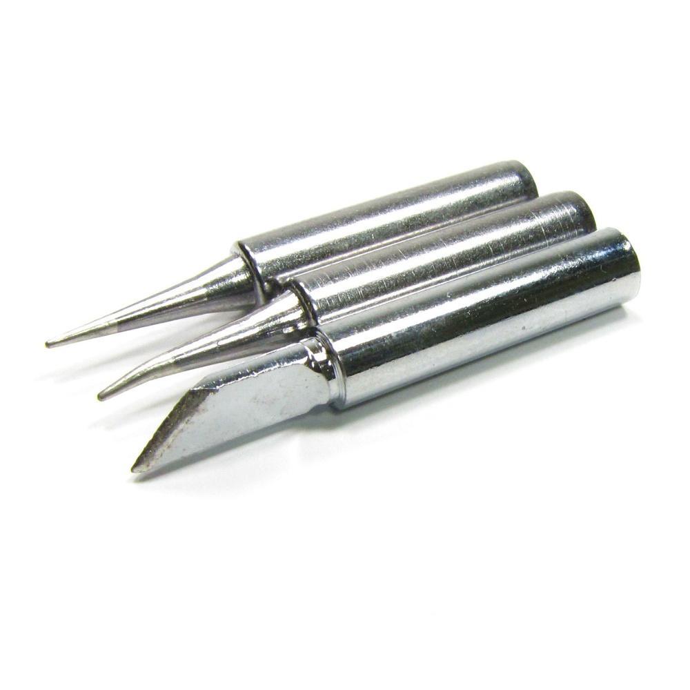 DR Жало паяльника Baku BK-9033-I/S/K (рівне/згнуте/лезовите, комплект 3 шт.), фото 1