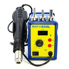 DR Паяльна станція Baku BK858L, фен із цифровим блоком регулювання (220V, 700W)