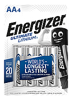 Батарейка ENERGIZER AA Ultimate Lithium 4шт. (12)