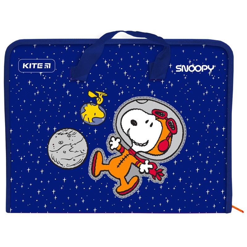 Портфель А4 Kite мод 202 Snoopy пластик на блискавці SN21-202, фото 1
