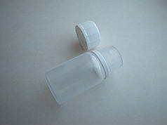 15 - 12 мл Поліпропілен (РР) нарівпрозорий флакон пляшка з кришкою з контрольним кільцем