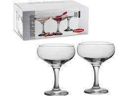 Набір шампанок-блюдець Pasabahce Бістро 275мл * 6шт (44136), фото 3