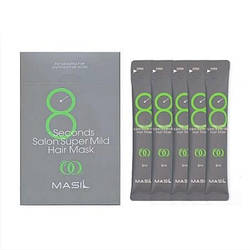 Відновлювальна маска для ослабленого волосся Masil 8 Seconds Salon Super Mild Hair Mask 8 мл (пробник)