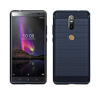 Чехол Lenovo Phab 2 plus PB2-670M 6.4 Silicone line cover dark blue