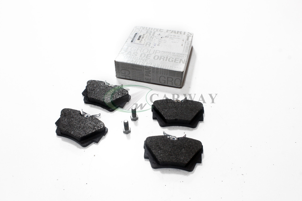Колодки задні гальмівні Renault Trafic II F9Q 1.9dci, M9R 2.0dci, G9U 2.5dci 7701054772 Renault (Original)