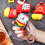 Мультяшний чохол для навушників Burger для Apple AirPods 1/2, фото 3