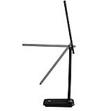 Настільна світлодіодна лампа Ridy-095 9,5Вт чорна, фото 8