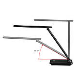 Настільна світлодіодна лампа Ridy-095 9,5Вт чорна, фото 9