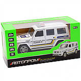 Машинка іграшкова Автопром Mercedes Benz «Поліцейський автомобіль» джип, метал, 15 см (світло, звук) 7844-4, фото 8