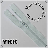 Молния брючная YKK №3 длина 20 см светло-светло-голубого цвета №541