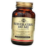 Ресвератрол Solgar Resveratrol 100 mg 60 вег капс