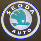 Логотип підсвічування дверей Шкода Lazer door logo light SKODA, фото 3