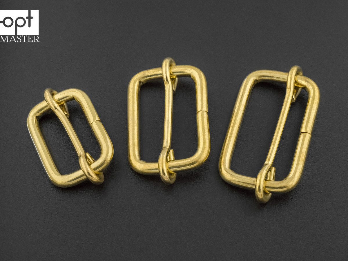 Пряжка перетяжка латунная двухщелевая 50-А272: купить, продажа, цена в ...