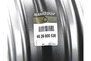 Renault (Original) 403000053R — Диск колісний сталевий RWD на Renault Master III 2.3dci, фото 2
