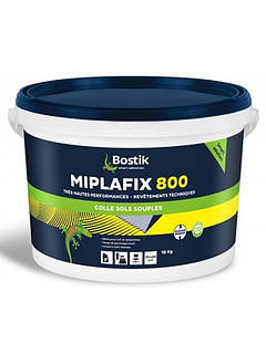 Клей-фіксатор для гнучких покриттів для підлоги Bostik Miplafix 800  18 кг