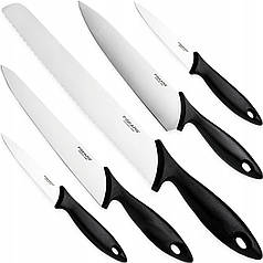 Комплект кухонних ножів   Fiskars ESSENTIAL 1023783 + 1023784, 5 шт.