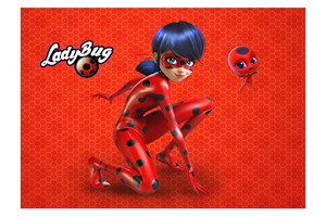 "Супер дівчина" - Наліпка на Шоколадку 14,5*10,5 см, фото 1