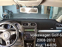 Накидка на панель приладів VOLKSWAGEN Golf-6,  2009-2012