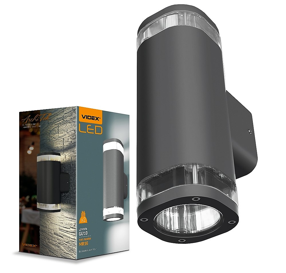 Архітектурний LED Світильник AR072G VIDEX GU10 x2