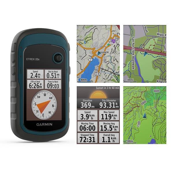 GPS-навигатор многоцелевой Garmin eTrex 22x измеритель площади поля