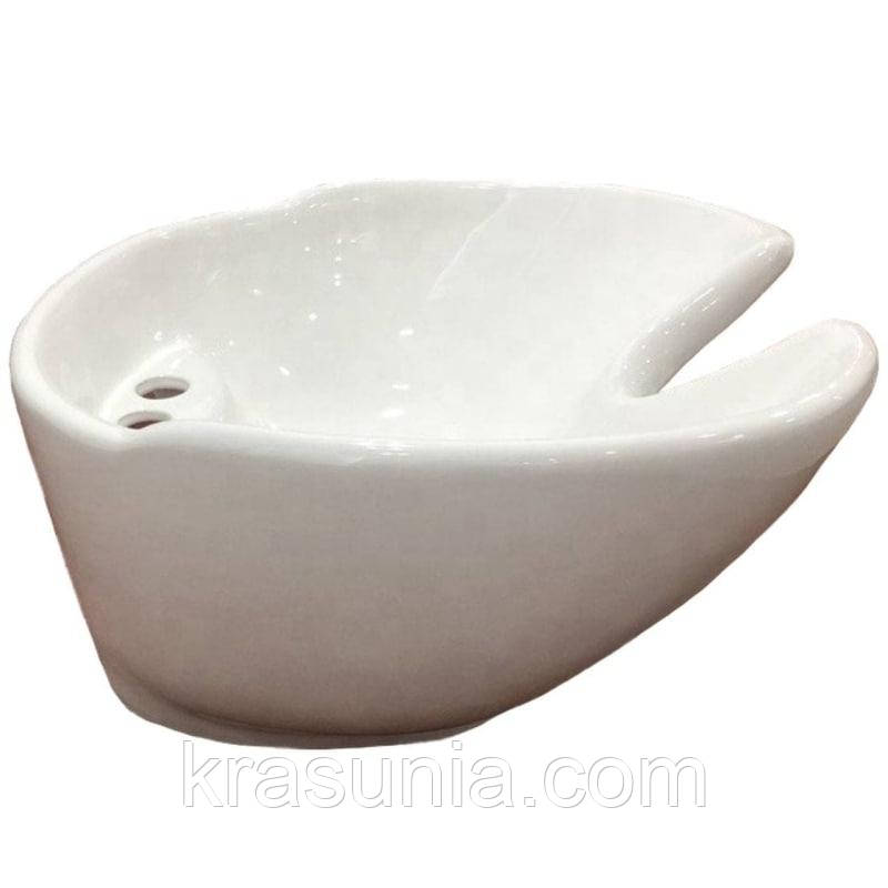 Раковина для перукарської мийки 013 біла