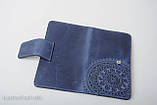 Шкіряний гаманець ручної роботи, якісний клатч-гаманець, фото 2