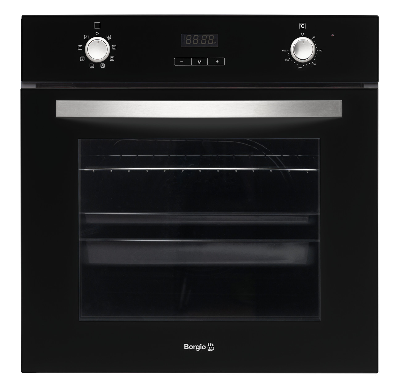Духова шафа електричний BORGIO OMO 208.02 (Black Glass)