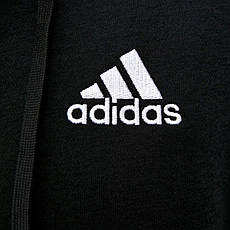 Толстовка чоловіча Adidas M BL ft fz Hd чорна GK9044, фото 2