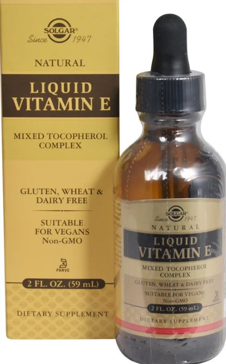 Вітамін Е Солгар Solgar Liquid Vitamin E 100 mg (150 IU) mixed tochopherol complex 59 мл