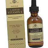 Вітамін Е Солгар Solgar Liquid Vitamin E 100 mg (150 IU) mixed tochopherol complex 59 мл, фото 4
