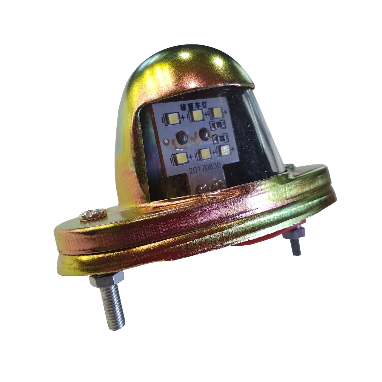 Ліхтар LED освітлення номерного знака 95 х 95 х 95; 24V; 6 led діодів, фото 1