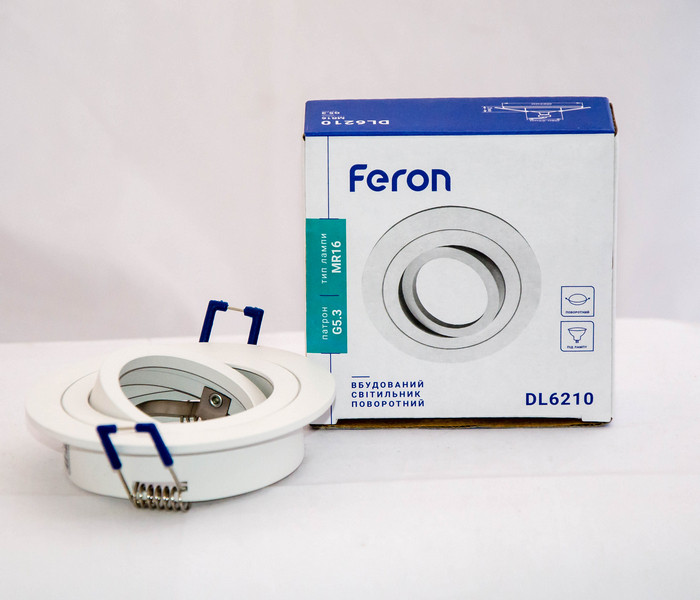 Вбудований світильник Feron DL6210 білий